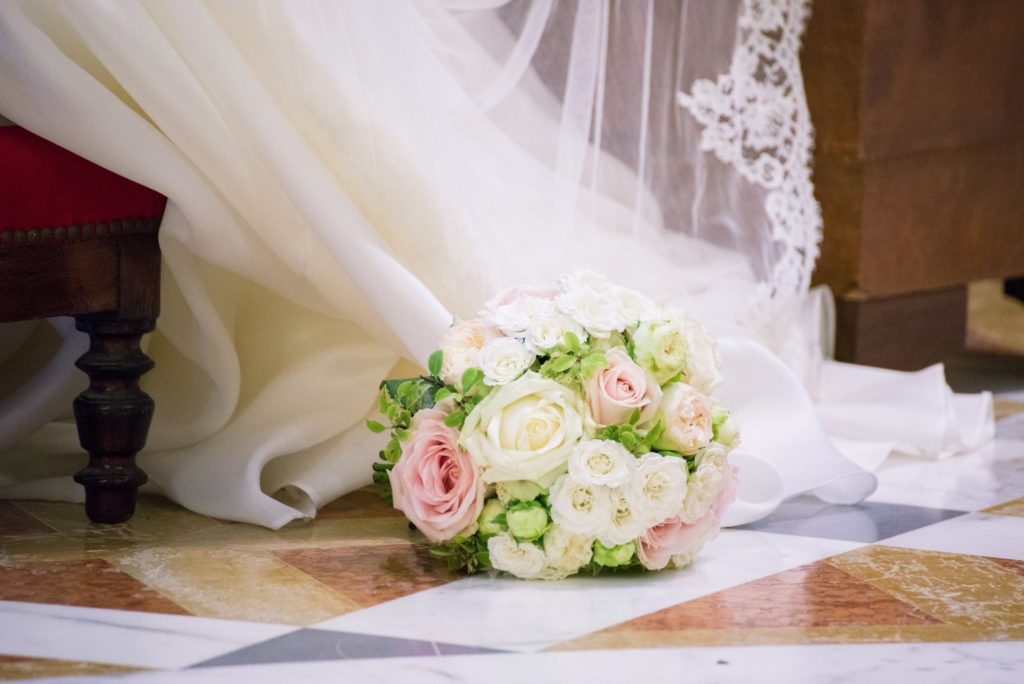 bouquet robe mariage