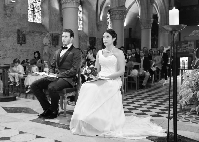 égilse cérémonie mariage mariés