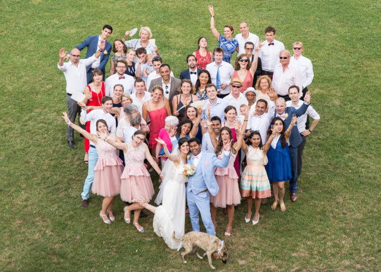 photo mariage de groupe