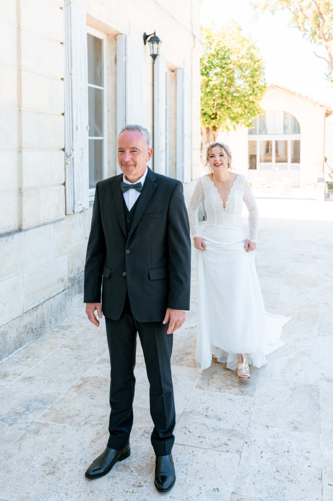 la mariée et son père découverte